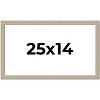 PosterPalooza | 25x14 Thin Barnwood Picture Frame, UV Acrylic, 2 Finishes - Grey and Black - 2 of 4