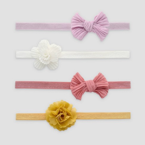 Carter s Just One You Baby 4pk Headwrap 0 12m Target