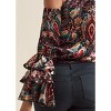 VENUS Womens Cold Shoulder Ruffle Top - 4 of 4