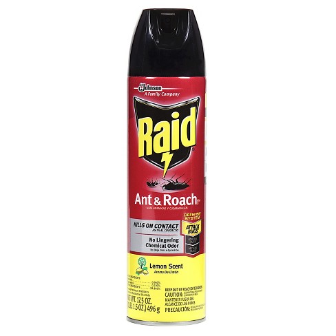 Raid Ant & Roach Aerosol Lemon - 17.5oz : Target