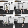 COZONY Power Cage with Smith Machine and Cable Crossover System - 2 of 4