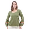 Aventura Clothing Women's Elsinore Embroidered Long Sleeve Top - 4 of 4