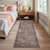 Garvee Vintage Washable Area Rug Boho Runners for Hallways Large Rugs for Bedroom, Soft Dining Room Carpet Non-Slip Throw Rug for Farmhouse Indoor - 2 of 4