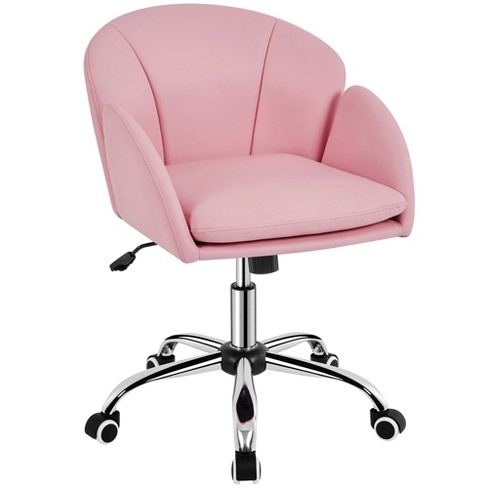 Rolling desk discount chair with arms