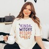 Simply Sage Market Women's Kinda Witchy Before Coffee Short Sleeve Garment Dyed Tee - 2 of 2