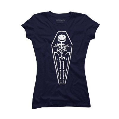 Junior's Design By Humans Dead halloween By Barmalizer T-Shirt