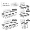 Hearth & Harbor Shower Caddy Adhesive Shower Organizer, Large Capacity Stainless Steel Shower Caddies - 3 of 4
