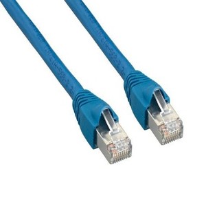 SANOXY Cables and Adapters; 100ft Cat6a 600 MHz Shielded Snagless Ethernet Network Patch Cable, Blue - 1 of 2