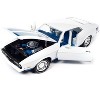 1972 Ford Mustang Sprint White with Blue Stripes "Class of 1972" "American Muscle" Series 1/18 Diecast Model Car by Auto World - 2 of 4