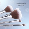 Vivitar 6-Piece Makeup Brush Set – Soft Synthetic Bristles, Cruelty-Free, Face & Eye Use - 3 of 4