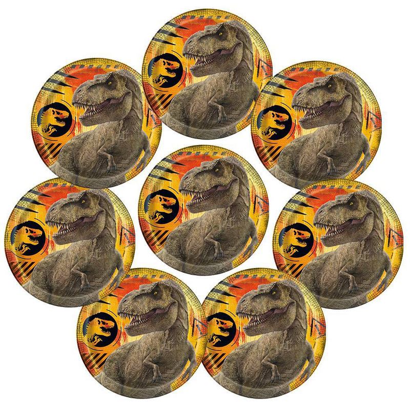Jurassic World 3 8ct 7&#34; Paper Plates, 2 of 4
