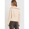 Women's Half Zip Janey Sweater - Sweet Lovely by Jen - 2 of 4