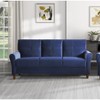 NicBex 80 Inch Velvet Tufted 3-Seater Sofa Couch with 5 Solid Wood Frame for Living Room,Office,Apartment - 2 of 4