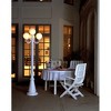 Patio Living Concepts  00371 Four White Globe Lantern Patio Lamp - Park Style - 2 of 3