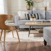 Vynxaria Mid-Century Coffee Table, Wide Tabletop + Bottom Storage Shelf, Multiple Storage Options, Minimal Assembly Required - 4 of 4