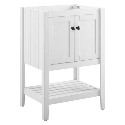 Modway Prestige 23" Bathroom Vanity Cabinet – Compact Modern Storage (Sink Not Included)