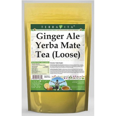 TerraVita Ginger Ale Yerba Mate Tea (Loose) (8 oz, ZIN: 551904, 1-Pack)