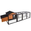 ORRD Large Wooden Chicken Coop: Waterproof Outdoor Hen House & Rabbit Hutch - 3 of 4