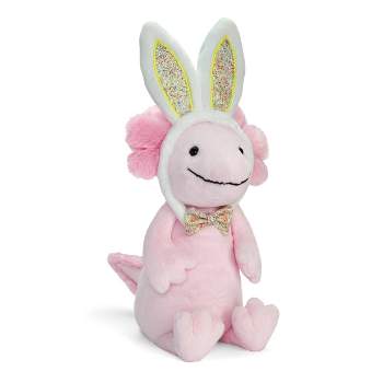 FAO Schwarz 12" Axolotl with Bunny Ears Toy Plush