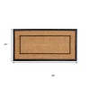 HomeRoots 24" X 48" Natural And Black Striped Border Outdoor Coir And Rubber Door Mat - 3 of 4