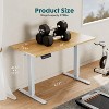 Kumasinova Electric Standing Desk with Adjustable Height,Stand Up Computer Desk with Splice Board,Ergonomic Home Office Work Table with 2 Hooks - 3 of 4