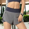 Anna-Kaci Women's Workout Running Shorts Quick Dry with Pocket - image 2 of 4