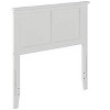 AFI Furnishings Madison Twin Headboard with Turbo Charger in White - 3 of 4