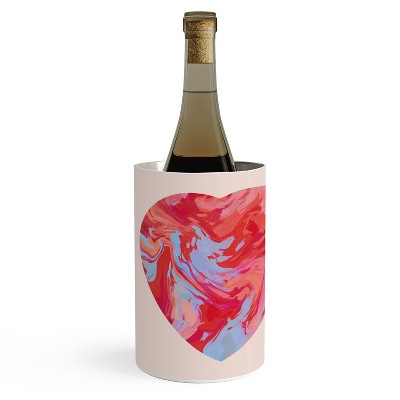 El buen limon Heart and love retro psychedelic Wine Chiller - Deny Designs