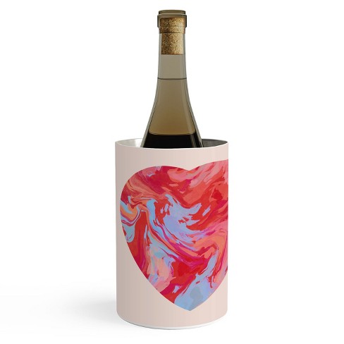 El Buen Limon Heart And Love Retro Psychedelic Wine Chiller Deny Designs Target