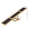 VisioGear Dog Agility Seesaw for Training and Exercise, Platform Equipment Run Game Toy, Yellow, 70.8"*11.8"*11.8" - 3 of 4
