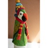Kalalou Felt Christmas Bottle Topper Parrot – Holiday Wine Decoration (Min 4) - 2 of 4