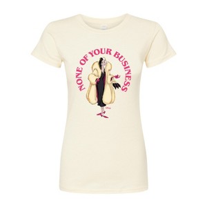 Women's - Disney Villains - None Of Ur Business Fitted Graphic T-Shirt - 1 of 3