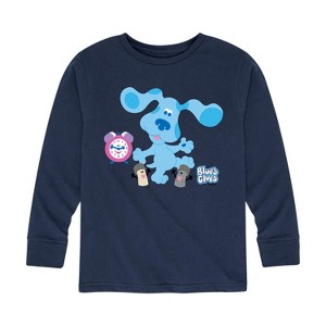 Boys' - Blue's Clues & You! - Blue Clues Crew Long Sleeve Graphic T-Shirt - 1 of 4