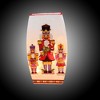 Stony Creek 8.0 Inch Nutcracker Pre-Lit Medium Vase Christmas Lighted Glass Accent , Christmas Decor German Folklore Strength Power (1PC) - 4 of 4