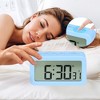 Unique Bargains Digital Smart Battery Powered Snooze Home Decor Alarm Clock 3.3 x 2 x 0.8 Inches - 3 of 4