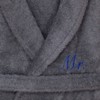 Linum Home Textiles 100% Turkish Cotton Embroidered ''Mr.'' Terry Bathrobe - 3 of 3