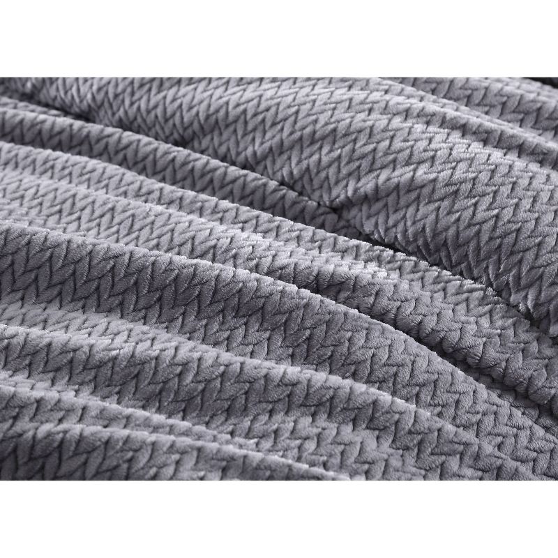 Lele Jacquard Plush Comforter Set - Geneva Home Fashion, 2 of 5