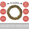Kraft Lane: 18" Painted Grapevine Wreath - Gold, DIY Craft Projects, Handcrafted - 2 of 4