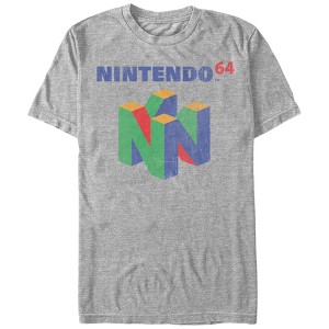 Men's Nintendo Classic N64 Logo T-Shirt - 1 of 4