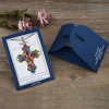 Anna-Kaci Colorful Stained Glass Rhinestone Cross Pendant Necklace Gift Message Card & Envelope Faith Jewelry Gifts - 4 of 4