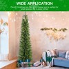 Whisen 5FT Artificial Christmas Tree with 263 Tips, Space-Saving Design, Stable Metal Stand - 3 of 4