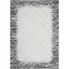 Machine Washable Area Rug, Modern Bordered, Stain Resistant, Non-Slip, Minimalist Accent Rug, Farmhouse Floor Cover, Dining - 3 of 4
