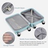 3 Piece Luggage Set, Carry-on Luggage With Cup Holder, Spinner Wheels, USB Port, ABS Hard Shell Front Opening Luggage, Airline Certified Luggage - 3 of 4