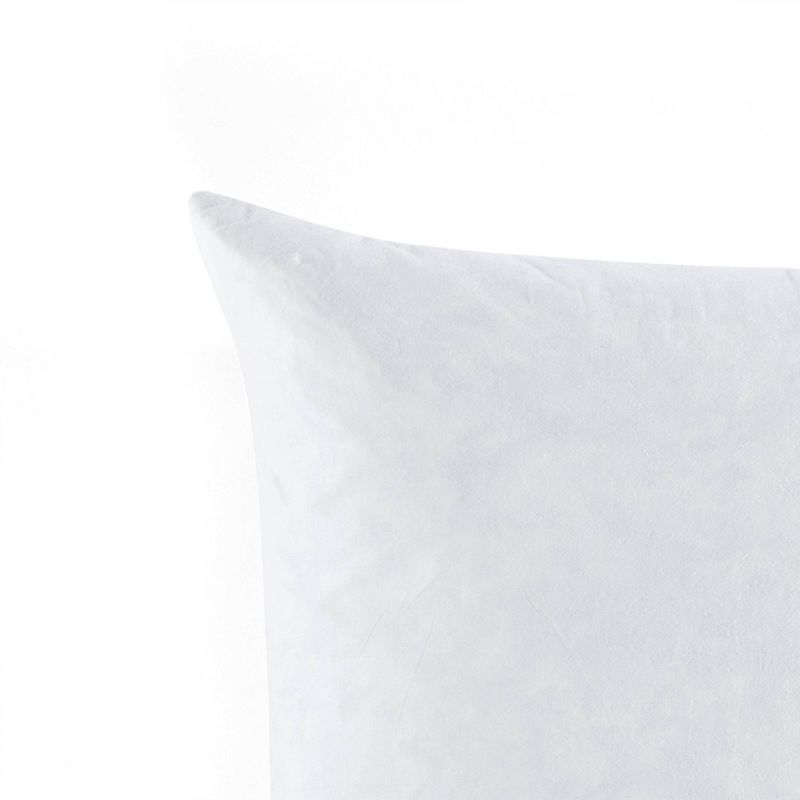 Feather Down with Cotton Insert Throw Pillow Cover White - Lush Décor, 2 of 3
