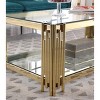 Modern Coffee Table, Glass Tea Table Center End Table for Living Room and Office - 3 of 4