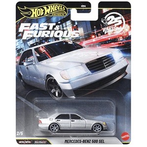 Hot Wheels Mercedes Benz 500 SEL Fast & Furious 25 Years Premium - 1 of 2