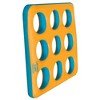 Swim Central 80" Yellow and Blue Inflatable Circular Pattern Island Square Pool Float Toy - 3 of 3