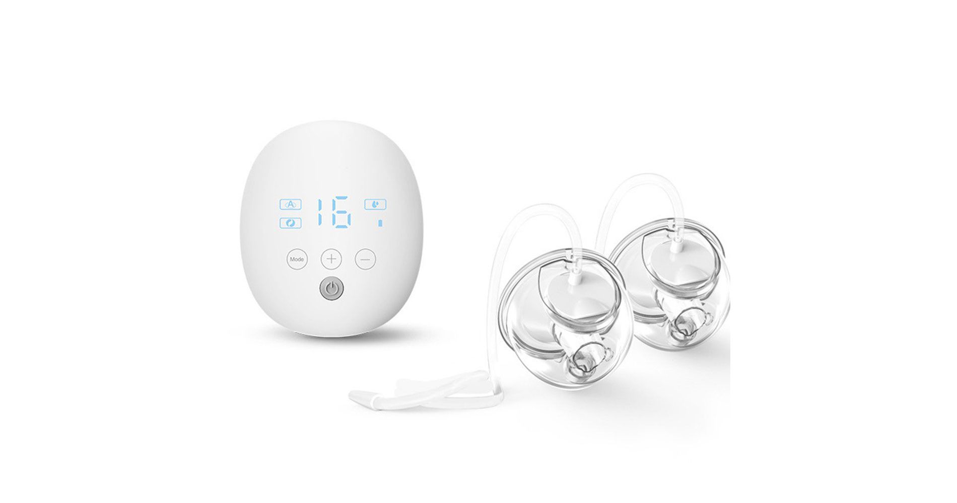 CARER SPARKS Automatic Double Breast Pump, Electric Breast Pump Double, Silent Wearable Automatic Milker, USB Rechargeable