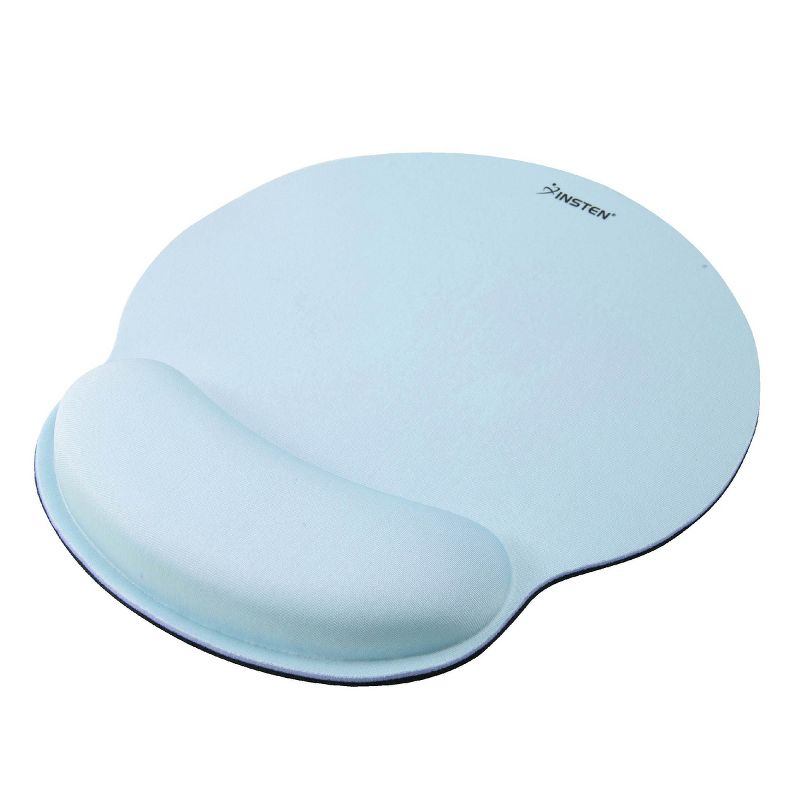 Insten Mouse Pad with Wrist Support Rest, Ergonomic Support, Pain Relief Memory Foam, Non-Slip Rubber Base, Round, 10 x 9 inches, 4 of 7