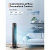 TaoTronics 35/36" Tower Fan Smart LED Display Panel Portable Fans 12H Timer 65°Oscillating Floor Fan with Remote & 3-Speed & 9-Mode,Black - 2 of 4